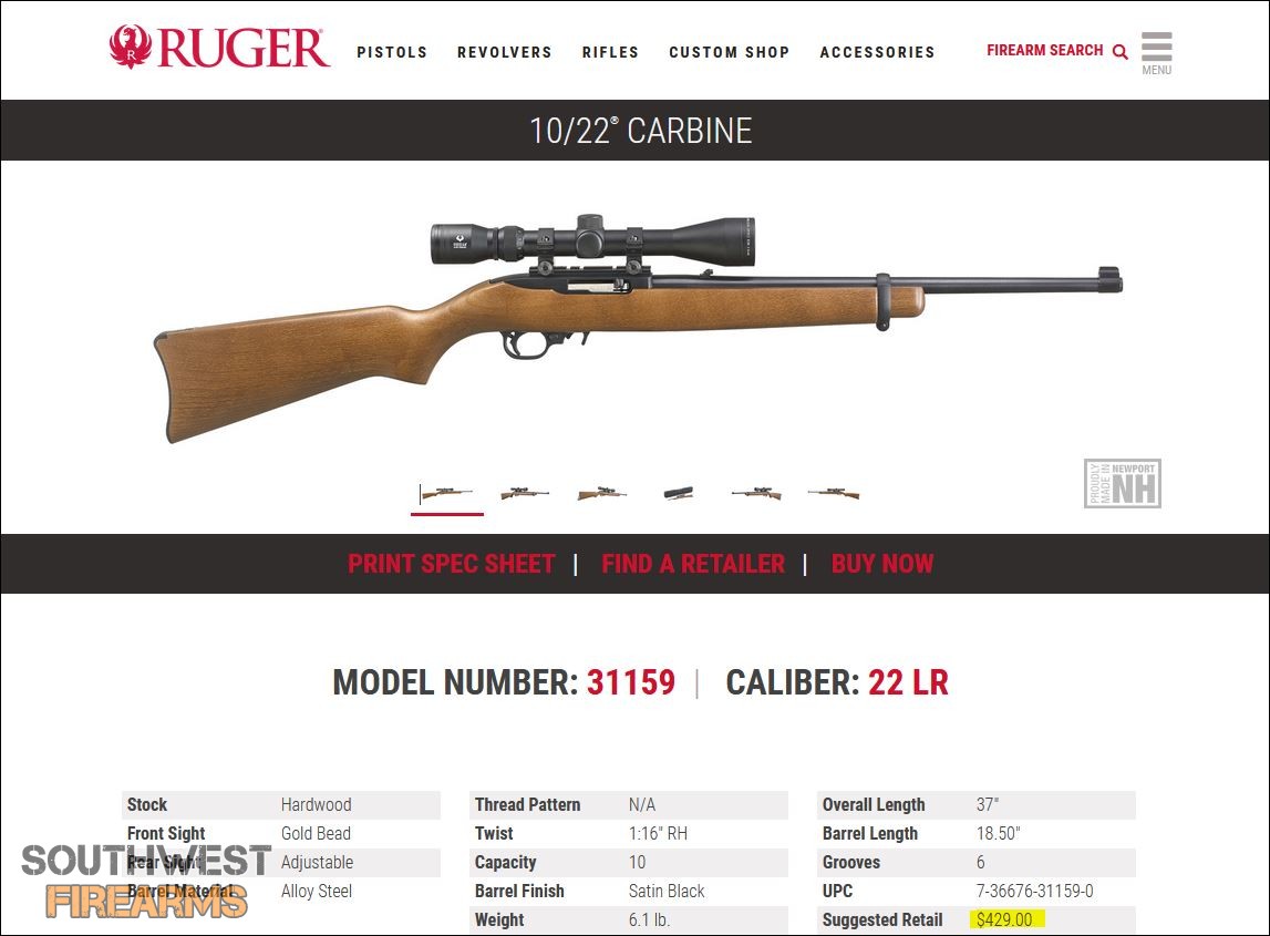 ruger page for 10 22.JPG